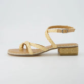 Wave Raffia Sandal