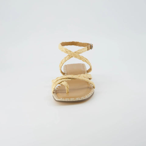 Wave Raffia Sandal