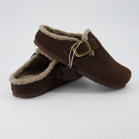 Haven Cozy Leather Clogs