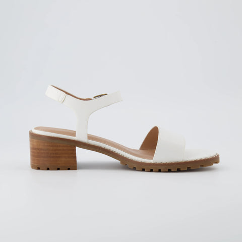 Flynn One Band Block Heel Sandal