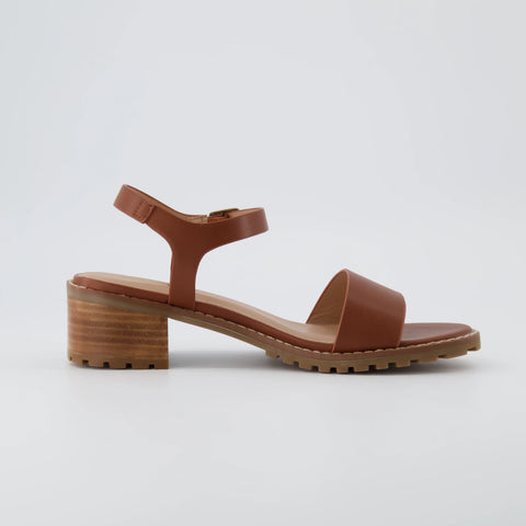 Flynn One Band Block Heel Sandal