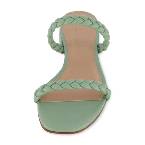 Neptune Braided Two Band Block Heel Sandal