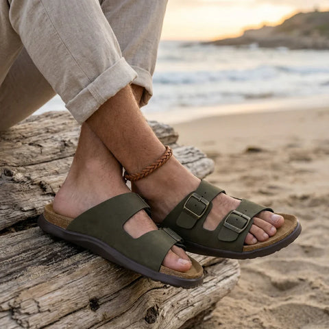 Mars Double Buckle Sandals