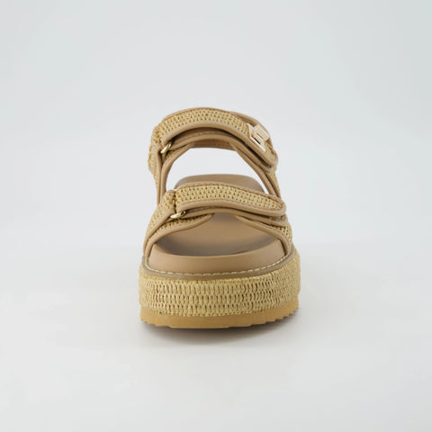 Shore Raffia Platform Sandal