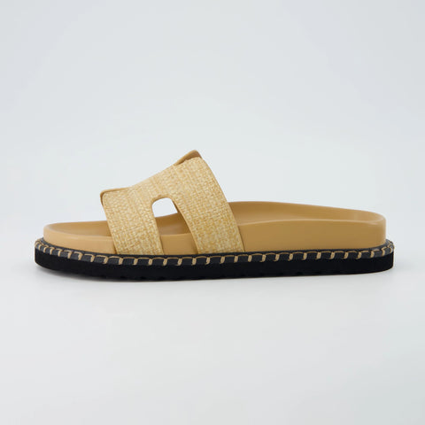 Crisp Footbed Slide Sandal
